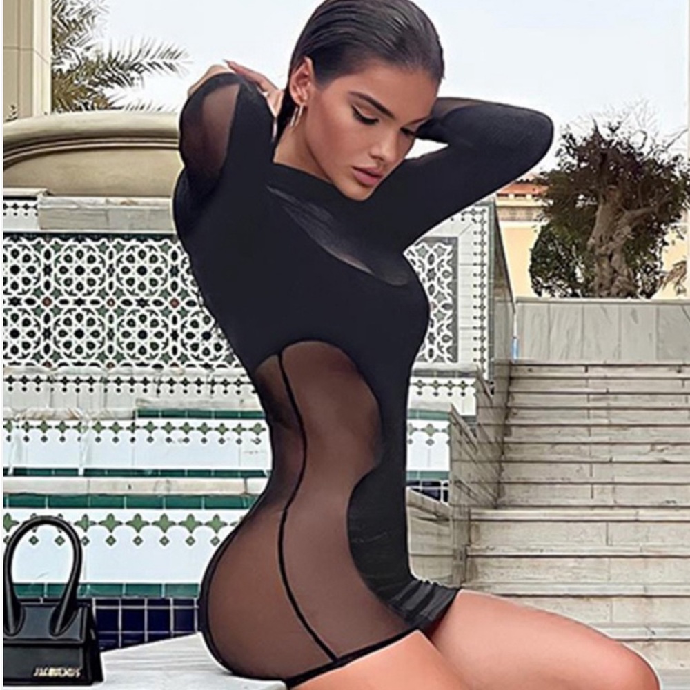 Black Seamless Dress